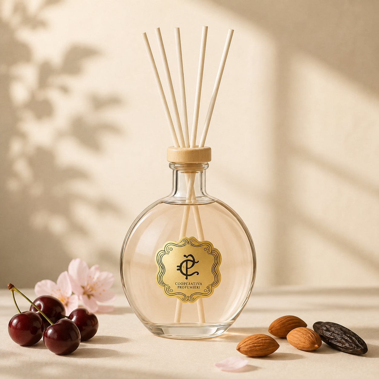 Cooperativa Profumieri Scarlet Temptation Diffuser mit Kirschen und Mandeln