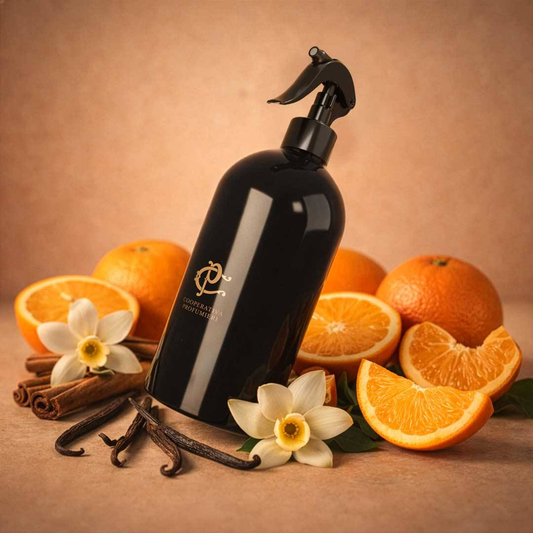 Cooperativa Profumieri Raumduftspray VELVET CITRUS in passender Duftszene