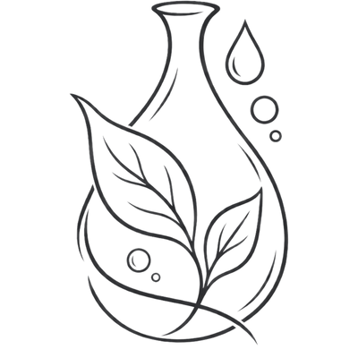 Symbol für Parfüm mit pflanzlichem Alkohol
